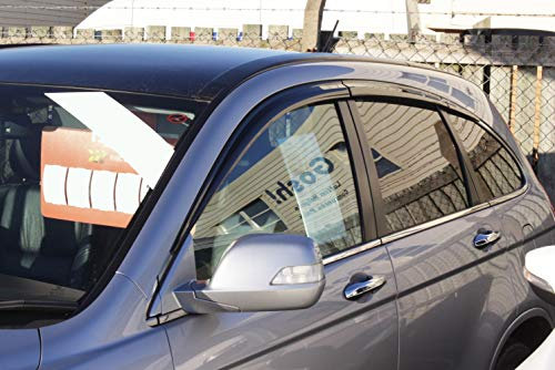 AUTO CLOVER Wind Deflectors Set for Honda CRV 2007-2012 (6 pieces)