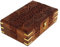 Ajuny Boîte à Bijoux Décorative en Bois Fabriquée à la Main Motif de Sculpture Florale Coffre au Trésor Polyvalent Organisateur de Rangement Pour Colliers Boîtes de Montres Cadeaux 8x5 pouces