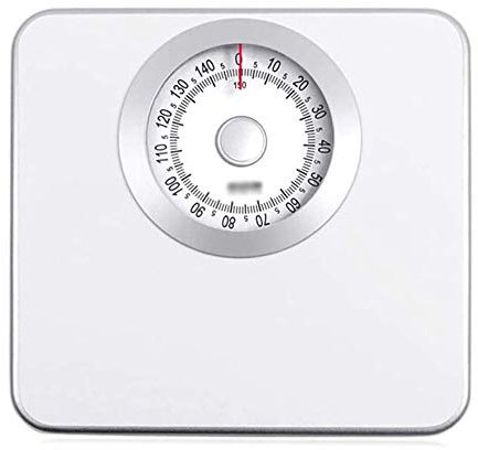 BDXZJ Mechanische Badezimmerwaage, Analog Badezimmerwaage, Mechanische Personenwaage, Keine Batterie Erforderlich, Hohe PräZision, rutschfest für Das Fitness Badezimmer