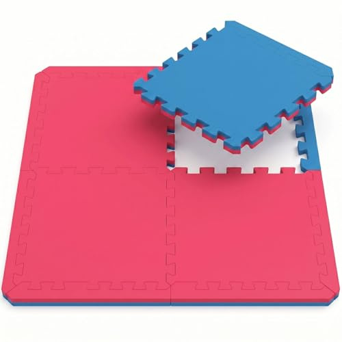 eyepower 3.2mq Tatami Judo 2cm - 8 Tappetini Palestra Puzzle 63x63cm Tappeti Componibili Tappeto Sport Tappetino Fitness Puzzle Tappetino Pole Dance Ring Boxe Tappeto Palestra 2 cm Tappeto Anti Shock