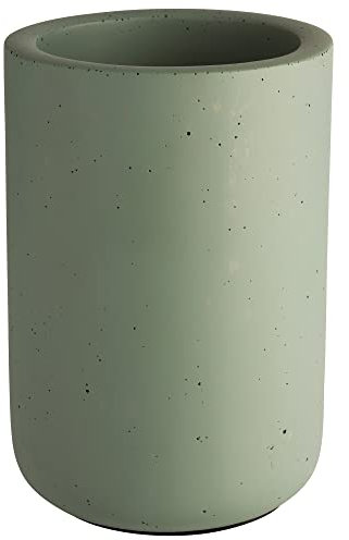 APS Refrigeratore per bottiglie ELEMENT in cemento – con fondo per mobili – per bottiglie da 0,7 – 1,5 litri – Ø 12/10 cm, altezza 19 cm, verde