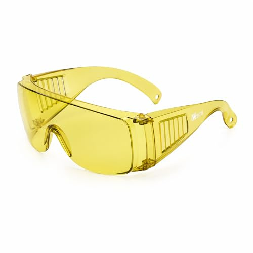 UVtech SLEEP-1 Blaulichtfilter gelbe (yellow) Brille Computerbrille PC Gaming Bluelight Filter Uv Blue Light Blocking Glasses Anti Damen Herren