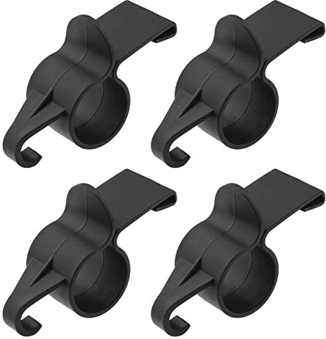 The Lord of the Tools 4PCS Car Trunk Umbrella Hooks Plastic Trunk Mounting Bracket Umbrella Holder Trunk Organizer for Hanging Umbrella Fishing Rod Handbag Shopping Bag Black