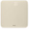 Brabantia - ReNew Bilancia Pesapersone Digitale - Bilancia con Piano in Vetro Portata 180 kg - Piedini Morbidi Antiscivolo - 4x Batterie AAA Incluse - Soft Beige - 30 x 30 cm