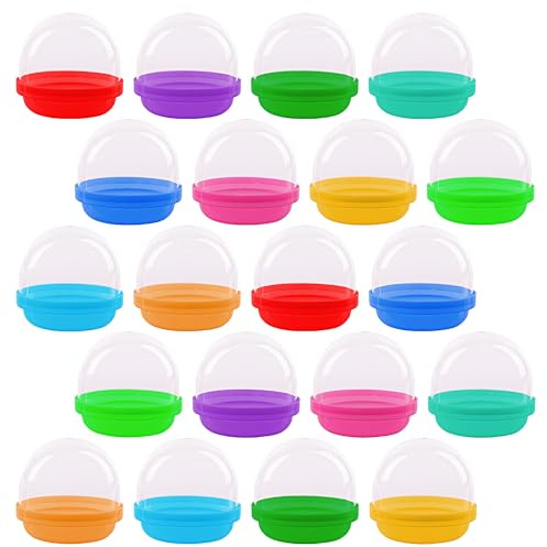 ArtCreativity Vending Machine Capsules - Set of 75 - 2 Inch Gumball Machine Capsules for Mini Toys, Jewelry & Trinkets, Colorful Birthday Party Decorations, Goodie Bag Fillers for Boys and Girls