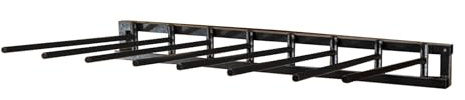 EASY-UP Pro Series Swinging Blanket Bar and Saddle Pad Rack | Store Your Horse Blanket and Saddle Pad | 7-Year Warranty Assured | Color Gray Armor