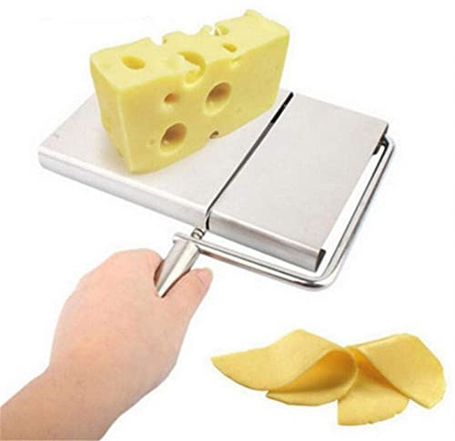 Cheese Graters Kitchen Cooking Bake Tool Accessories Gadget Cheese Slicer Butter Cutter Board Stainless Steel Wire Making Dessert Blade Kitchen Cheese Making Kit
