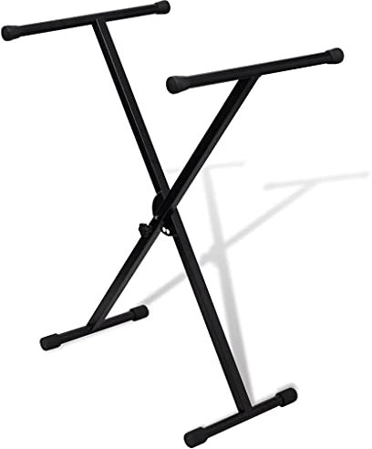 Homgoday Verstellbarer Keyboardständer mit X-Rahmen