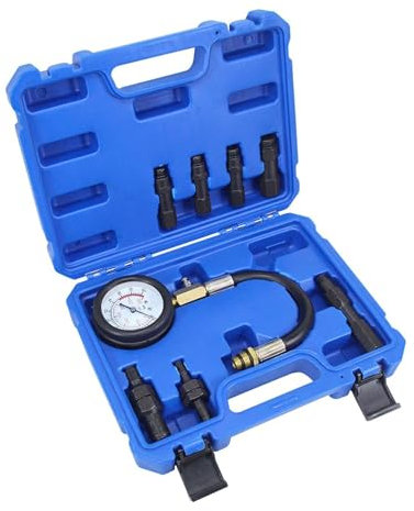 Benzin-Zylinder-Manometer mit Vier Größen von Glühkerzen-Entfernungs-Ausziehwerkzeug Motor-Kompressions-Manometer-Tester