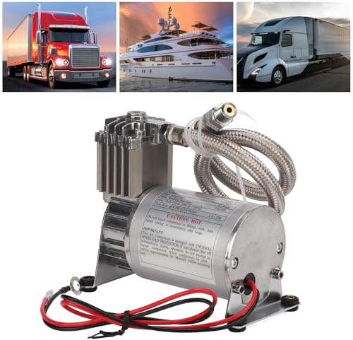 Compresseur D'air Haute Performance 150 PSI Universel pour Véhicule 12V Camion SUV Bateau Métal Portable NPT1/4 Thread