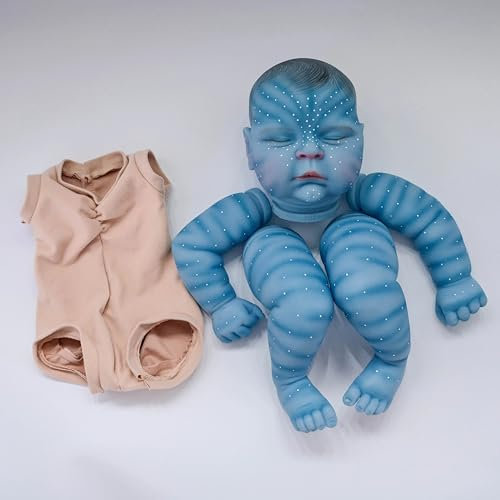 Enjoy with Love Neue 19inch Pfirsiche in Avatar Version bereits bemalt unvollendete Puppenteile DIY Baby Kit