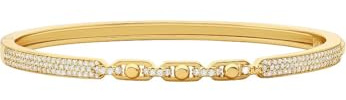 Michael Kors Damen-Armreif 925er Silber Zirkonia One Size, Gold 32028594