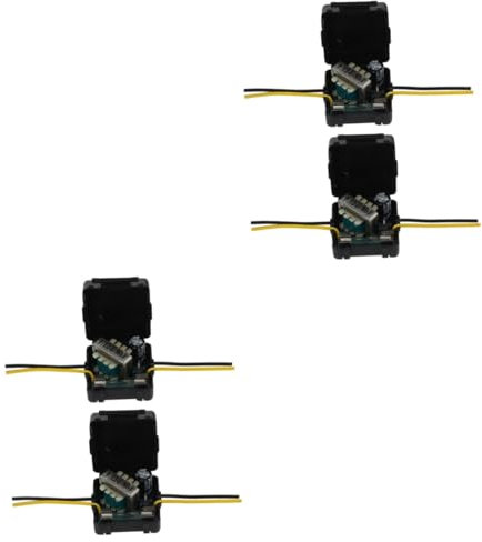 COSMEVIVI 4pièces Filtre Alimentation Automobile Réducteur De Bruit pour Système Audio De Voiture Filtre Anti-interférence