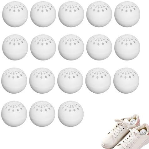 18 palline deodoranti per scarpe, 4 cm, con copertura in polipropilene, deodoranti per scarpe, deodoranti per scarpe da ginnastica, deodoranti riutilizzabili per scarpe sportive, per neutralizzare e