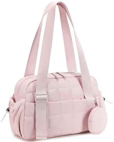 LEDAOU Mini Sporttasche für Damen, Kleiner gepolsterter Turnbeutel mit Nassfach und Münztasche, Leichte Gym Bag für Yoga, Workout, Tanz & Fitness