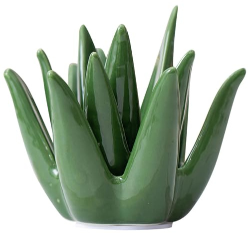 Fictory Nordic Ceramic Cactus Aloe Jewelry Holder, Organizzazione Anelli & Earrings, Stylish Home Office Decor, Affordable Elegance
