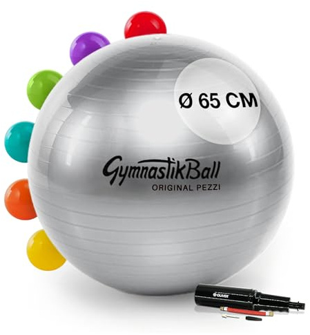 PEZZI Original Pezziball Standard 53 cm m. Pumpe anthrazit Sitzball