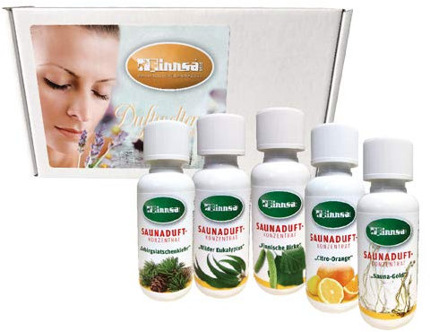 Finnsa Sauna Duftset 5x100ml Duftkonzentrat Saunaduft Saunaaufguss Aufguss 6594