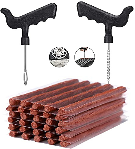 Fitting store Auto Reifen Flickset, Reifenreparatur Set, 32 Stück Auto Reifen Flickzeug,Flat Tyre Repair kit, Puncture Repair, Tubeless Reifen Reparaturset, Auto Reifen Reparatur