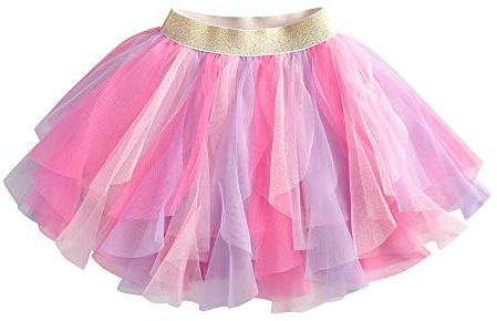 DXTON Fille Jupe Ballet Princesse Bébé Tutu Sequin SK114 2-3 Ans