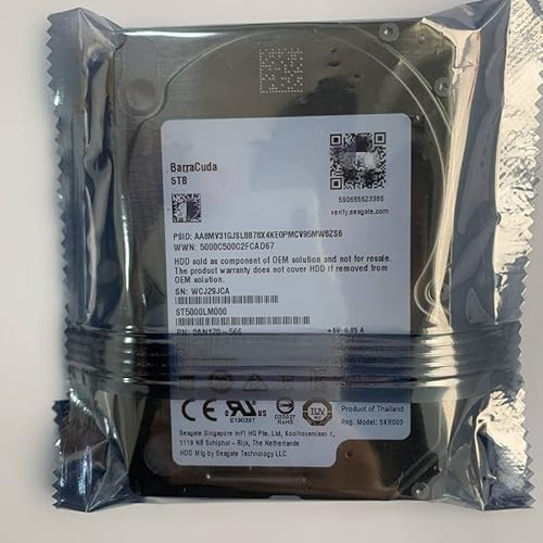 MIDTY HDD per Barracuda 5 TB 2.5 SATA 6 Gb/s 128 MB 5400 RPM 15 MM per HDD interno per Notebook HDD per ST5000LM000