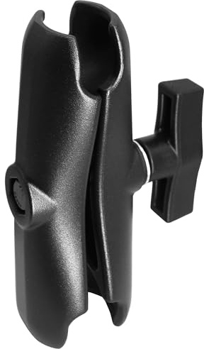 AGEofDMS Aluminium 5,9 Zoll (150 mm) kurzer Doppel-Sockel-Arm, kompatibel mit RAM Mounts C-Größe / 1,5 Zoll Kugel-Zubehör, Kugelhalter-Arm für Industriestandard 1,5 Zoll / 38 mm Kugel
