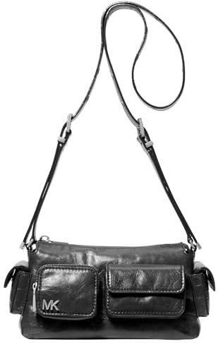 Michael Kors Dakota Small Convertible Pocket Crossbody Bag, Borsa a Tracolla Donna, Nero, One Size