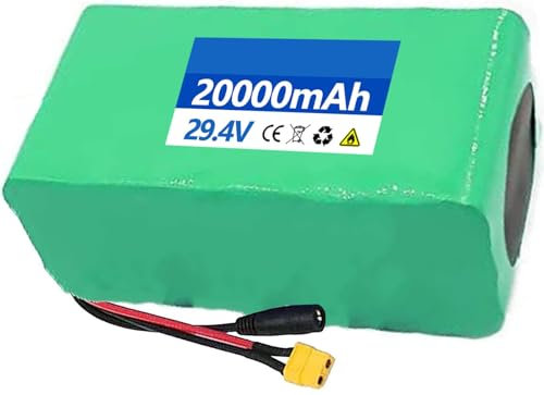 24V 29.4V Ebike Lithium Akku, Elektrofahrrad-Akku 8Ah 10Ah 15Ah 18Ah 20Ah Elektrofahrrad-Akku Mit 2A Ladegerät Für 200W 350W 400W 500W Elektrofahrrad-Rollermotor XT60,29.4V 15AH