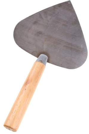 Cazzuola rotonda in acciaio al manganese a forma di cuore, ideale per intonacare il pavimento, intonaco, cazzuola, muratura