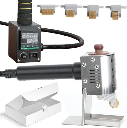YXYLJOZ Dispensador de Adhesivo Termofusible Profesional de Mano con 4 Rodillos de Tamaños, Máquina Comercial de Rodillos para Manualidades, Pegado y Fijación (150ml)