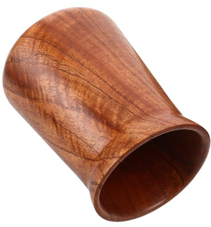 Housoutil Organizador de Cocina de Madera Rústica para Utensilios, Porta Utensilios de Encimera Base Estable, Recipiente Multifuncional para Cubiertos y Palillos, Almacenamiento Práctico