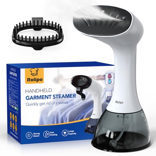 Ferro Stiratore Verticale per Abiti, Stiratore a Vapore Portatile da 30g/min, Serbatoio da 400ml, Piastra di Terza Generazione, per Casa, Ufficio e Viaggio