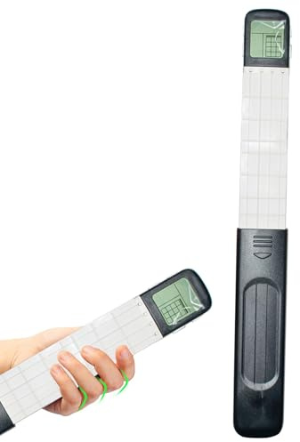 Ukulele-Akkord-Übungstool Tragbares leichtes einfaches Akkorddiagramm- | Ukulele-Übungs-Trainingstool mit drehbarem Diagrammbildschirm Für Zuhause, Reisen, Ukulele-Liebhaber