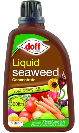 1L Liquid Seaweed Concentrate Liquid Plant Feed Fertiliser Concentrate Garden Plant Food for Healthy Growth Indoor Outdoor Plants Nutrient Solution