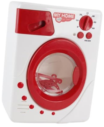 QLECXZI Lavadora de Juguete Realista para niños, Juguete para Juego de imitación, Lavadora para niños, electrodomésticos, para, Juego de simulación,