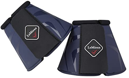 Lemieux ProShell Overreach Horse Boots – Overreach oder Glockenstiefel für Pferde – Schutzausrüstung und Trainingsausrüstung – Pferdestiefel, Wraps & Zubehör (Marineblau/Medium)