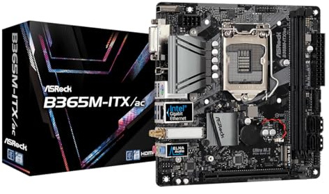 Carte Mère ASRock B365M-ITX/AC (Intel LGA 1151v2) Mini ITX