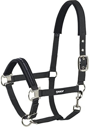 Eskadron Halfter Dornschnalle New Basic in Black, Größe:Pony 2