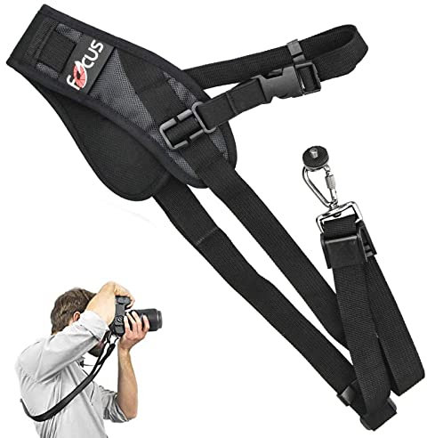 Sangle d'épaule pour Appareil Photo, Bandoulière Antidérapante pour Appareil Photo, Sangle à Dégagement Rapide, Conception Confortable à Large Bandoulière, pour Appareils Photo Reflex Numériques