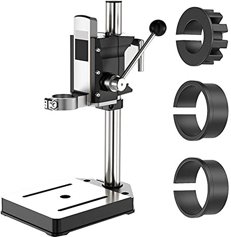 LXX Perceuse à Colonne, Support de Perceuse à Colonne D'établi, Colonne de Support pour Perceuse, Travail du Bois Etablie Bricolage Aluminium Workstation