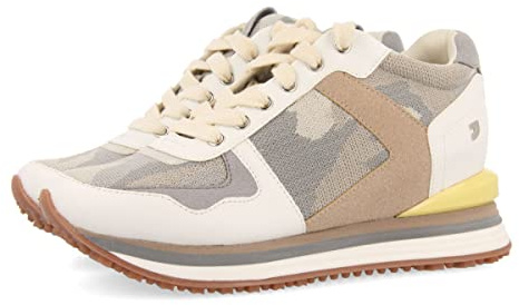 Sneakers DE CUÑA Interna con Estampado DE Camuflaje para Mujer Vesper