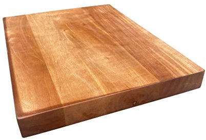 Wooden Chopping Board Hardwood Block Strong Thick Sturdy Chopping Board, Cutting Block - Gift Idea - Table Centre Piece - Dinner Party (40cm x 30cm)