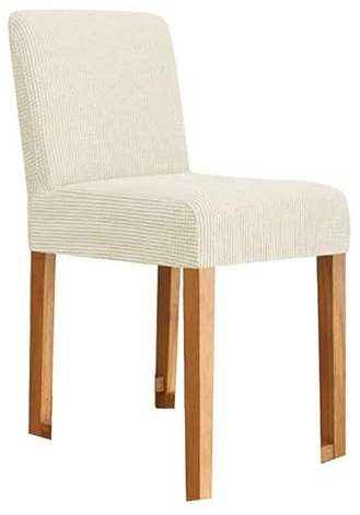 ZZDZW Coprisedie,Coprisgabelli Cucina con Schienale 1/2/4/6 Pezzi,Fodere Coprisedia Elasticizzati con Schienale Basso Universale,Copertura per Sgabello Alto Quadrato per Bar Caffettiere Bancone