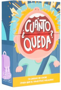 Juegos de Mesa para niños/as ¿CUÁNTO Queda? | El Juego de Cartas para los Viajes | Regalo niña 10 años | Una Idea de Hellofun! | 2 Jugadores | Duración: 5 min- hasta Llegar a Destino | +5