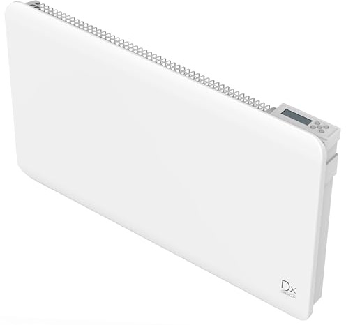 DREXON PALMA – Radiateur Électrique à Inertie Céramique 1500 W – Radiateur Électrique Blanc Mural – Taille 82 × 50 cm
