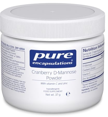 Pure Encapsulations Cranberry D-Mannose Powder - Highly Concentrated Mannose - Natural and Pure Ingredients - with Vitamin C and Zinc - 37g
