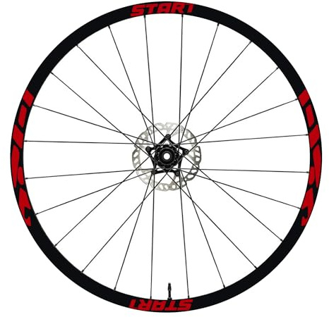 Felgenaufkleber für Fahrrad, 26 Zoll – 27,5 Zoll – 28 – 29 Zoll (66,6 – 63,5 cm) für Fahrrad, MTB-Radsticker, Felgen Mountain Bike, Artikelnr. B0157 (28-29 Zoll, Rot 31)