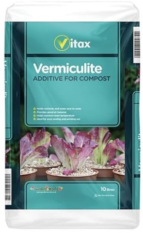 Additive For Compost, Aids In Aeration And Increases Retention Of Water And Nutrients (10L Vermiculite Additive For Compost)