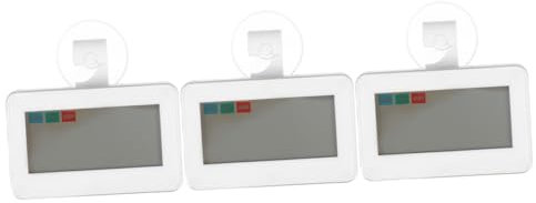 Cabilock 3 Stück Thermometer Gefrierschrank Hygrometer Mini Hygrometer Kühlschrank Temperaturanzeige Luftfeuchtigkeitsanzeige Kunststoff Temperaturanzeige Temperaturmesser