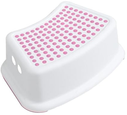 35×25×15cm WC Hocker Toilette - Kinder Tritt Schemel, Rutschfester Badezimmer Töpfchen Tritthocker, Stabiler Toilettenhocker Kinder, Toilette Hoch Tritthocker, Kothocker Für Erwachsene Badezimmer